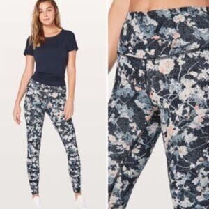 Lululemon Wunder Under Hi-Rise Tight 28 Inch In Spring Bloom Multi Size 4